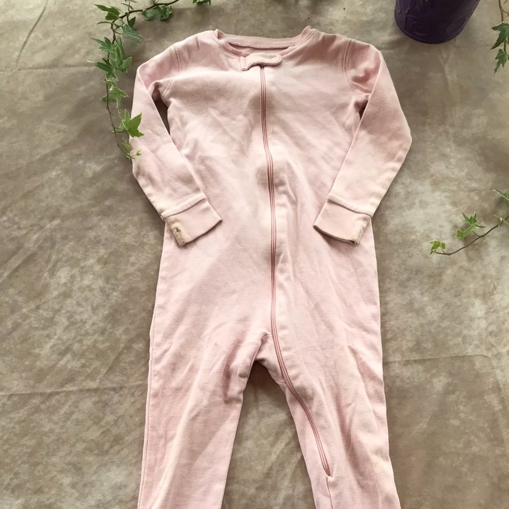 Primary Petal Pink Footless Romper Sleeper 18-24m